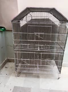 Bird Cage 3 Portion For Sale And Parrot's