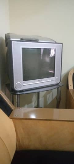 Nobel color  largr tv with high sound woofers and remote