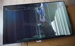 Broken 32" China Android LCD for Sale