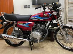honda 125 (2024 9th month) karachi number