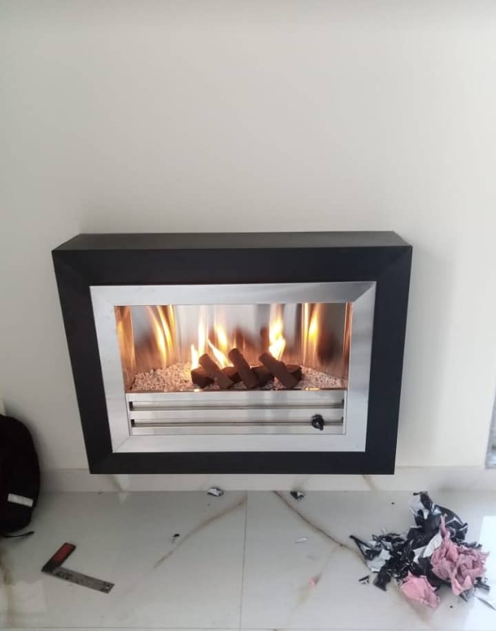 Electric fireplace | Marble fireplace | fire place | Pvc wall panel 13