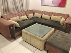 5 Seater Sofa Set | Table & Bench