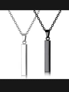 Classical Bar Locket For Men And Women 