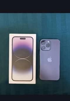 Iphone 14pro 256 pta approved with org box ,cable. 10/10