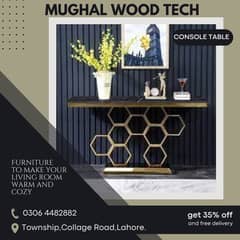 console table/Iron console/ nesting table/CNC table/Marble Table
