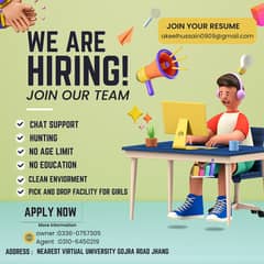 HIRING FOR NEWEST OFFICE