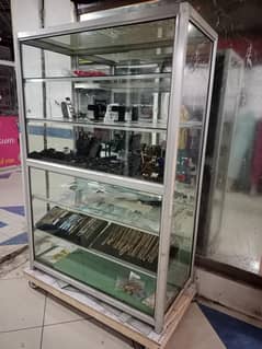 aluminium long display rack