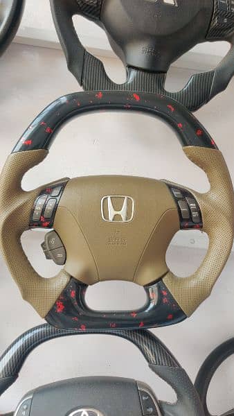 steering wheel 19