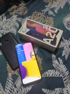 samsung A20s 32gb with box  urgent sale