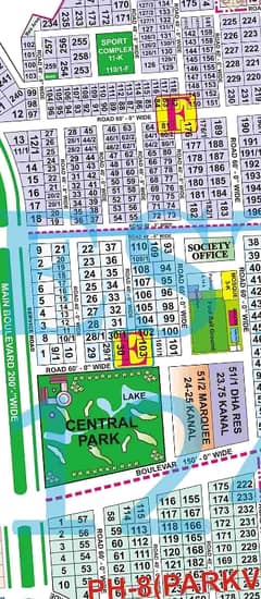 4-Kanal Plot Available For Sale In Defence PHASE 8, Park View Block F.