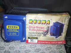 Step down transformer 220 to 110 V Phone Number 0334-4403287