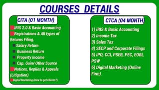 Income tax advisors course