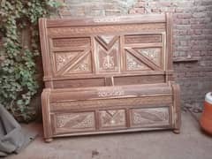 #king size bed #Chinioti carving bed #double bed#simple bed#wooden bed
