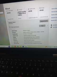 Lenovo X1 carbon i7 6th generation 8 gb ram 256 memory