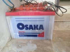 4 Used OSAKA S100A PLUS 12V Batteries – 72AH, 11 Plates –Used but in w