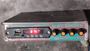 Amplifier double speaker wala