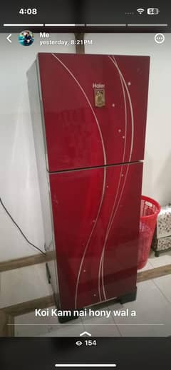 Haier fridge for sale - Red color