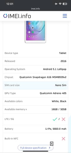 huawei mediapad t2 7.0 pro 4G