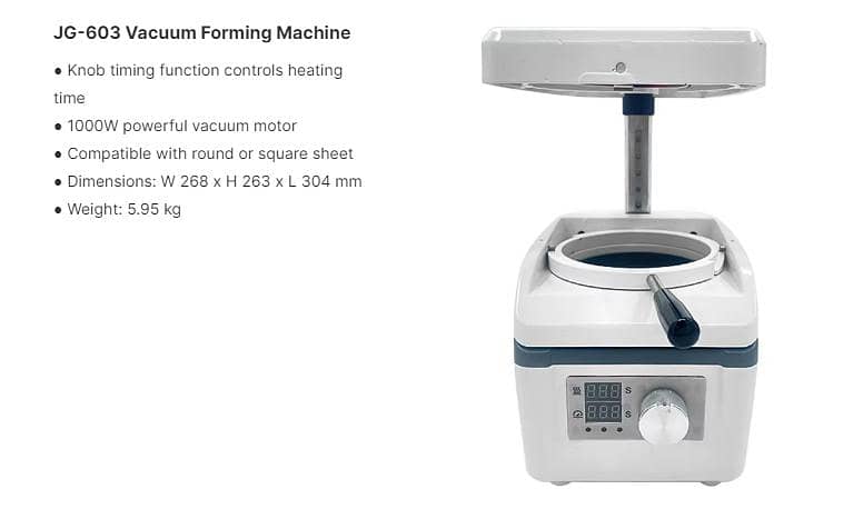 Dental Aligners Sheets and Thermoforming Machine 4