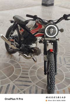crown 78cc converted into cafe racer