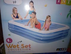 10 feet Portable swimming pool for adults with electric Motor