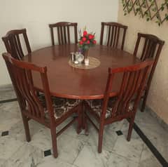 pure wooden table