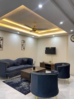 Book your Furnished 1 Bed Apartment for Rent just in 53k Sector E, Bahria Town Lahore