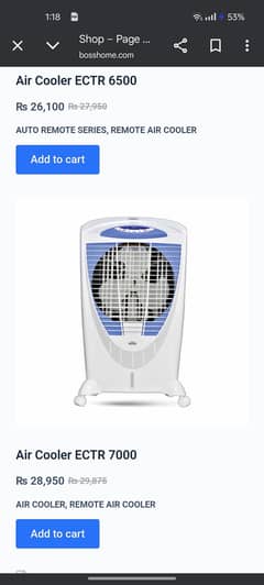 ECM 7000 TOUCH AND REMOTE AIR COOLER