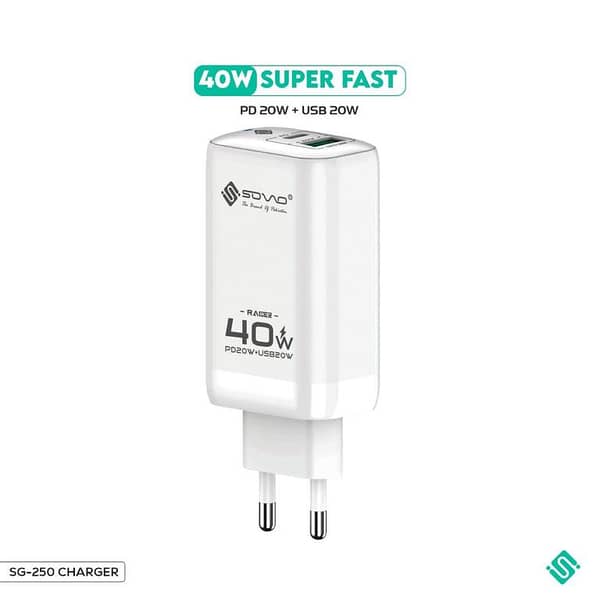 SOVO RACER SG-250 40W FAST CHARGER