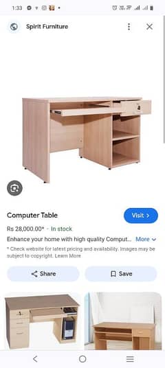2 office table for sale 8000 finle picture not real almost same
