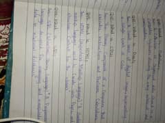 Neat Handwriting Work Available- Urdu & English