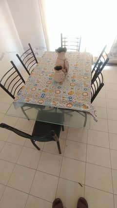 dining table with chairs