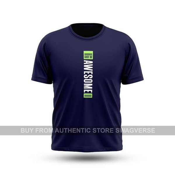t shirt for men - Basic Half Sleeves T-Shirt for Men | Women and Girls – shirts for boys -  Premium Cotton Blend, Stylish & Comfortable – shirts for men - deal for All Seasons Blue Xl
