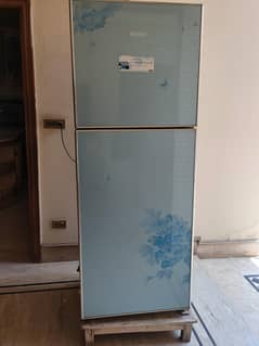 Haier Double door full size refrigerator fridge.