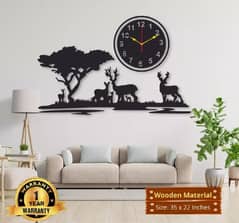 Jungle Wooden Wall Clock Available Price: 1000/=