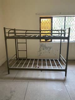 duel iron bed