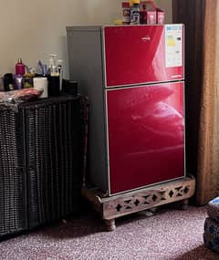 Midas MI-65 Red Crystal Line Refrigerator - A+ Energy Saver