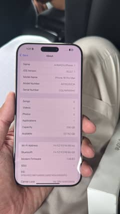 Iphone 16 pro max 256gb