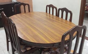 Wooden 6 Seater Dining Table