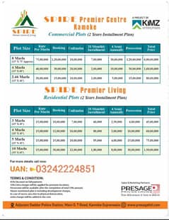 3 Marla Residential Plot File is Available For Sale in Spire Premium centre nd Living Kamoke