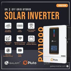 Galaxy Pluto PV11000 10.2kw Hybrid Solar Inverter Dual MPPT for PV