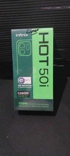 Infinix Hot 50i 128/6b GB Box Pack urgently