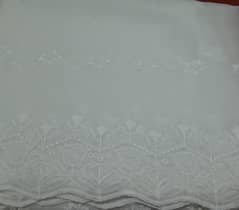 Crinkle Chiffon Duppata with with Embrordry
