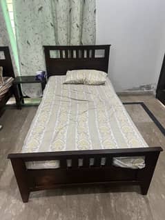Pure solid wood beds