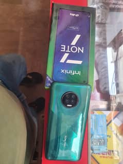 infinix note 7 6GB ram 128GB rom offaical PTA approve  box charger