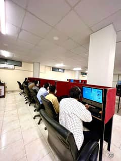 Call Center Office with 75 Stations (Capacity 175) for Rent - Saidpur Road
