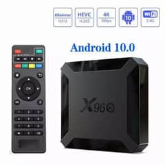 Android Box Q96 4GB Ram 64 GB Android 10 Play Store all Apps HD
