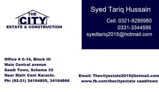 Park face 88 yards comm plot sell in block-2, saadi garden