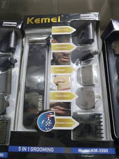 Trimmer kemei km-3590 5 in 1 model 03334804778