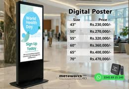 Digital Posters and Standees – Affordable & Customizable!